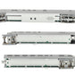 Con-Cor 001-8721 HO Burlington The Zephyr Streamline Motor Train Cars (Set of 3) LN/Box