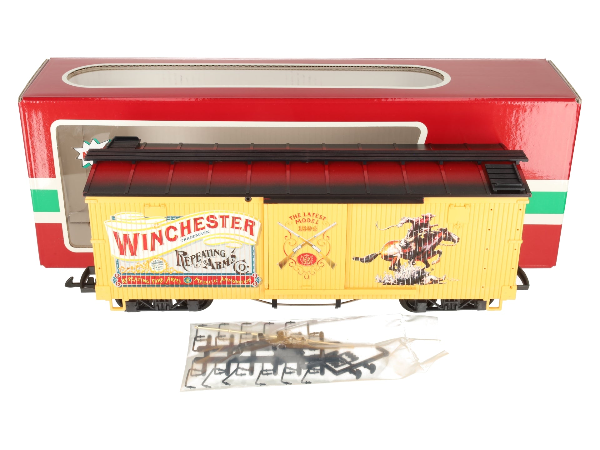 LGB 47670 G Scale Winchester Rifles Boxcar LN/Box