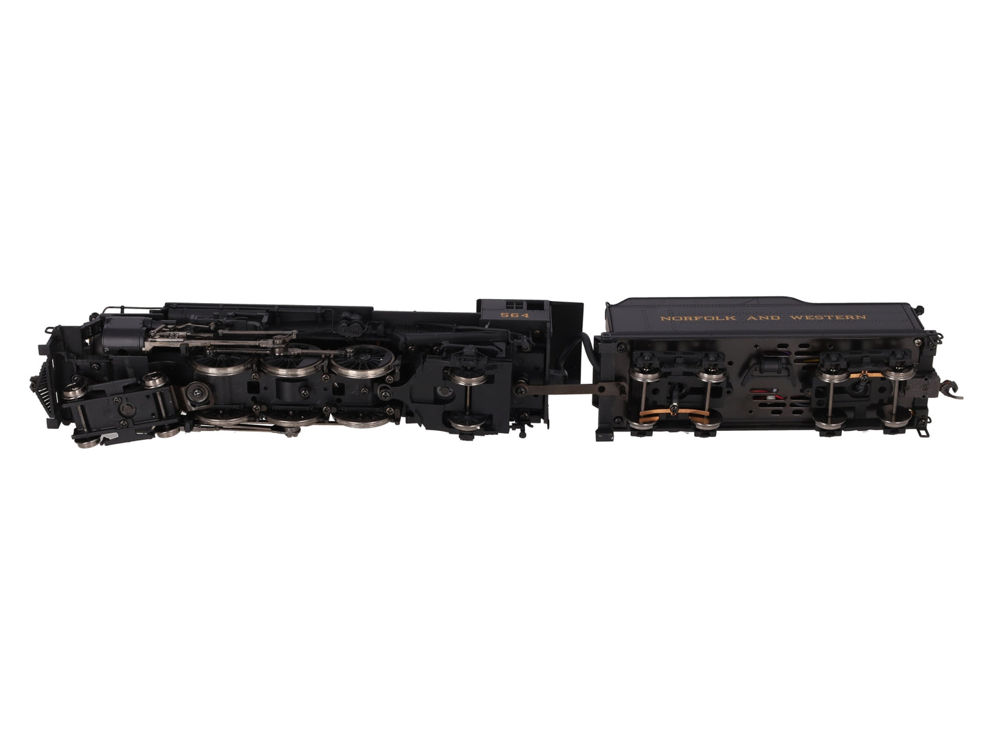 Weaver 1905LP N&W 4-6-2 Steam Loco. & Tender w/Snd&Smk #578 EX/Box