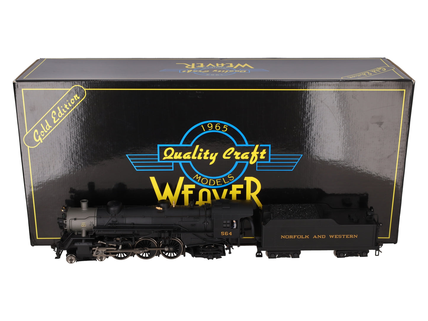 Weaver 1905LP N&W 4-6-2 Steam Loco. & Tender w/Snd&Smk #578 EX/Box