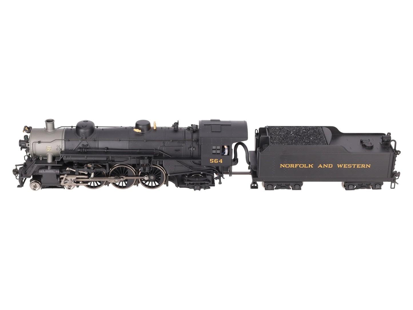 Weaver 1905LP N&W 4-6-2 Steam Loco. & Tender w/Snd&Smk #578 EX/Box