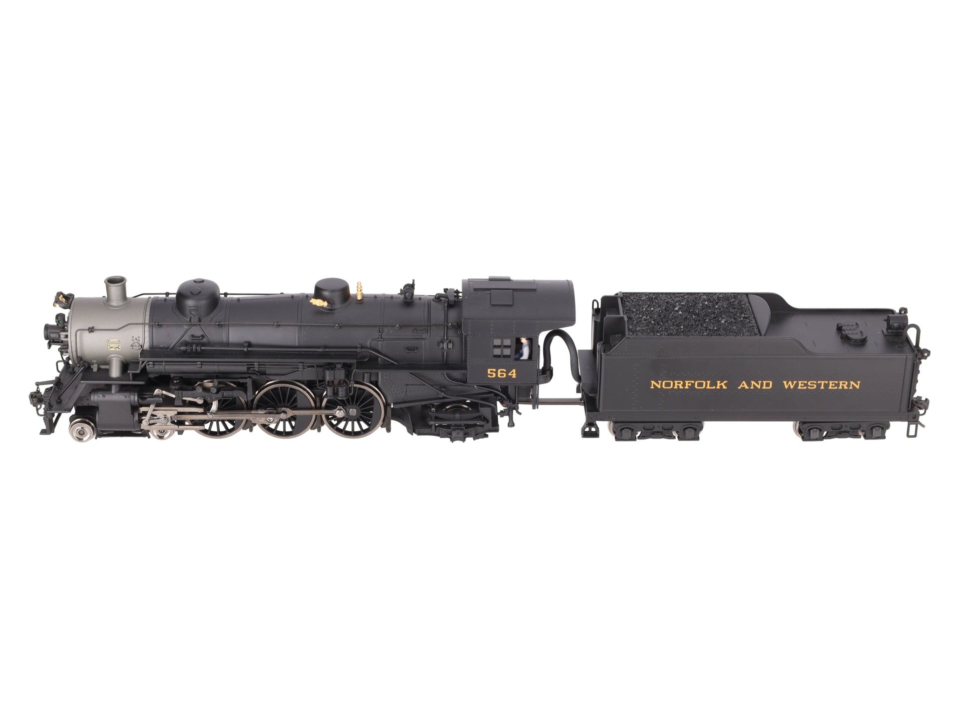 Weaver 1905LP N&W 4-6-2 Steam Loco. & Tender w/Snd&Smk #578 EX/Box