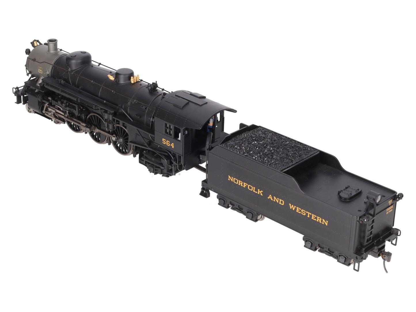 Weaver 1905LP N&W 4-6-2 Steam Loco. & Tender w/Snd&Smk #578 EX/Box