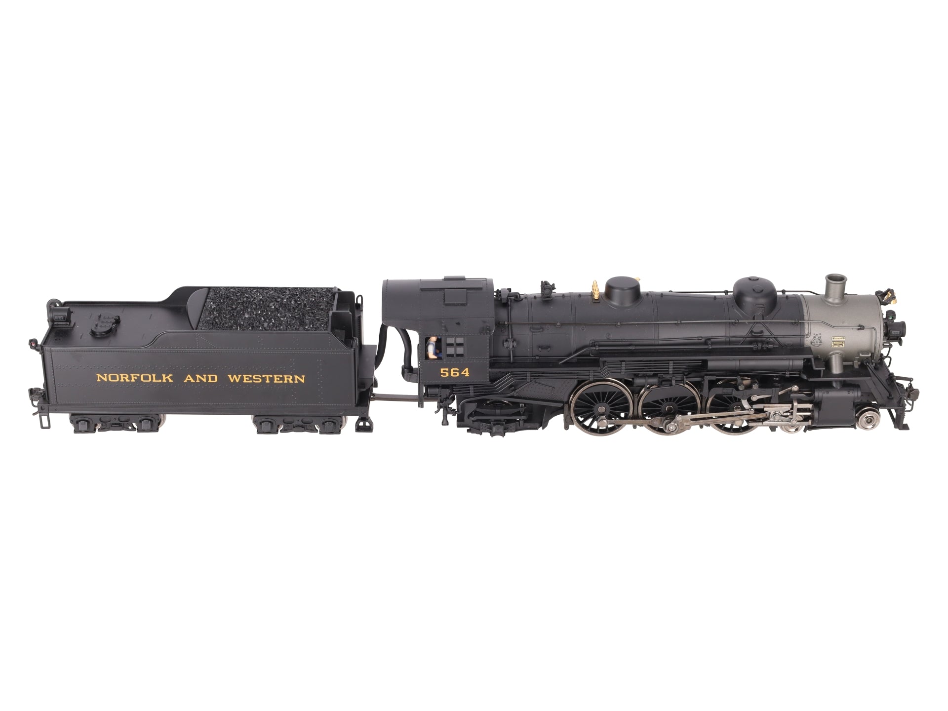 Weaver 1905LP N&W 4-6-2 Steam Loco. & Tender w/Snd&Smk #578 EX/Box