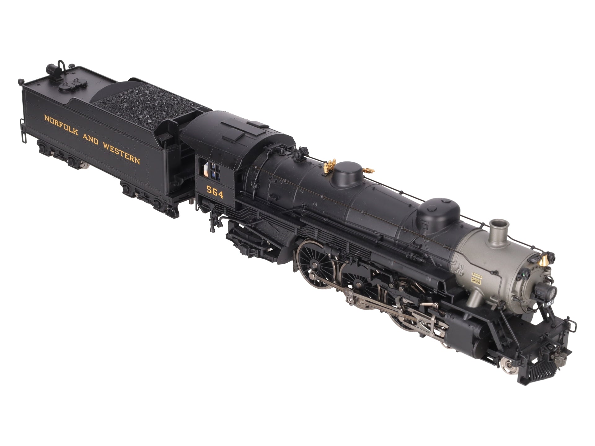 Weaver 1905LP N&W 4-6-2 Steam Loco. & Tender w/Snd&Smk #578 EX/Box