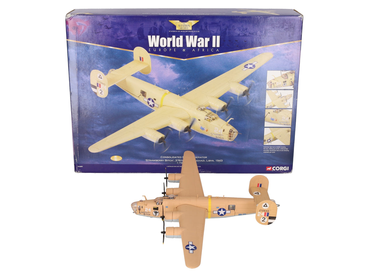 Corgi AA34003 1:72 "Strawberry" Consolidated B-24D Liberator  VG/Box