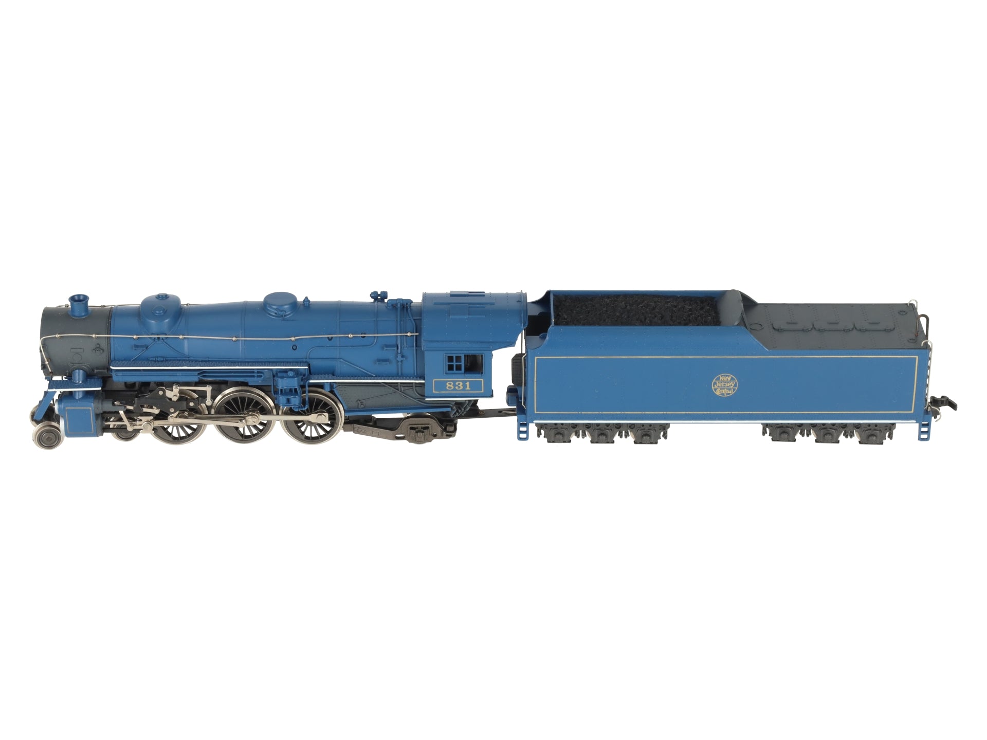 AHM 5087-10 HO CNJ 4-6-2 Steam Locomotive & Tender VG/Box