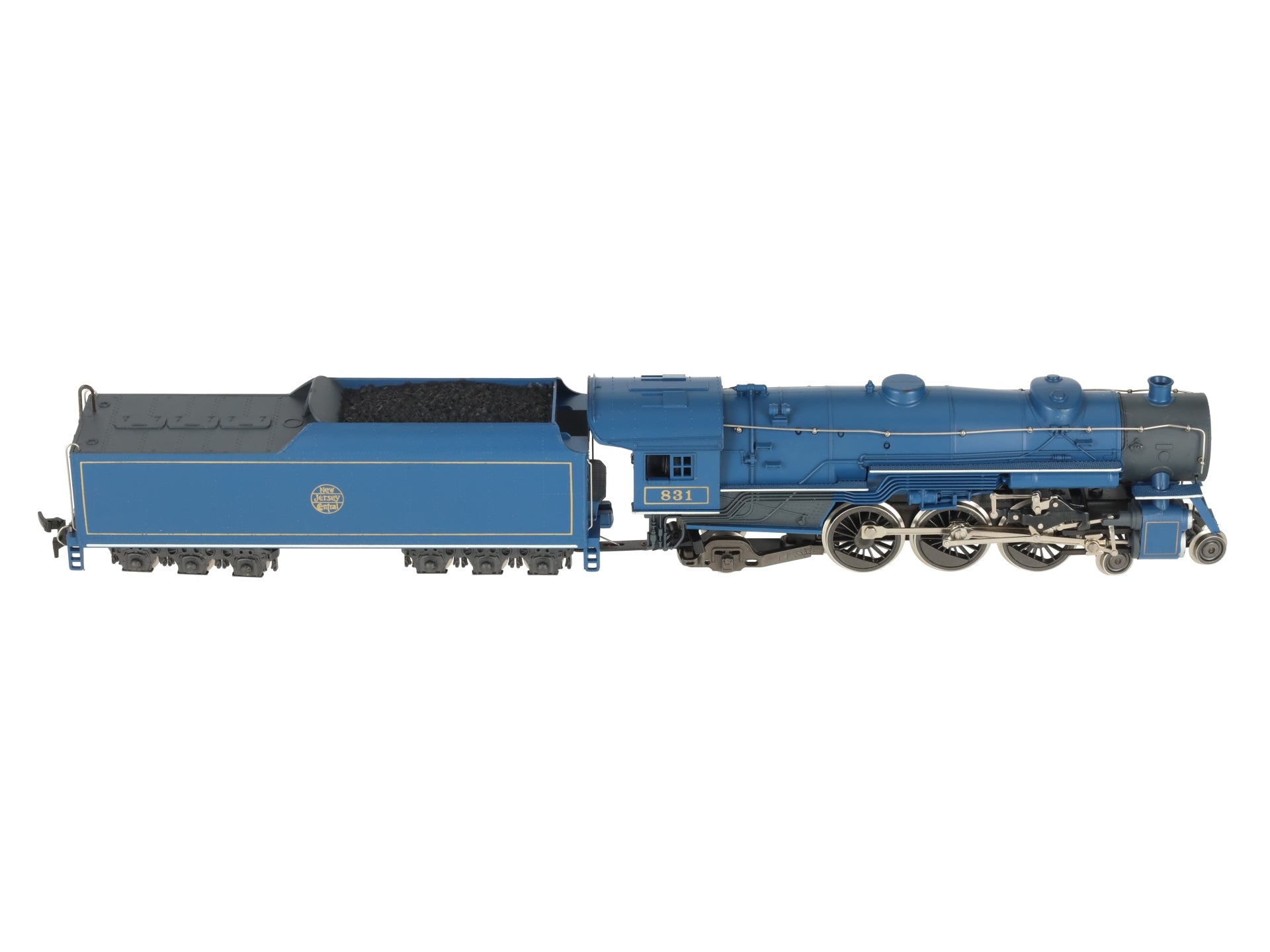 AHM 5087-10 HO CNJ 4-6-2 Steam Locomotive & Tender VG/Box