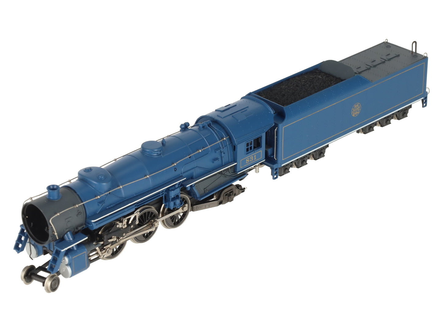 AHM 5087-10 HO CNJ 4-6-2 Steam Locomotive & Tender VG/Box