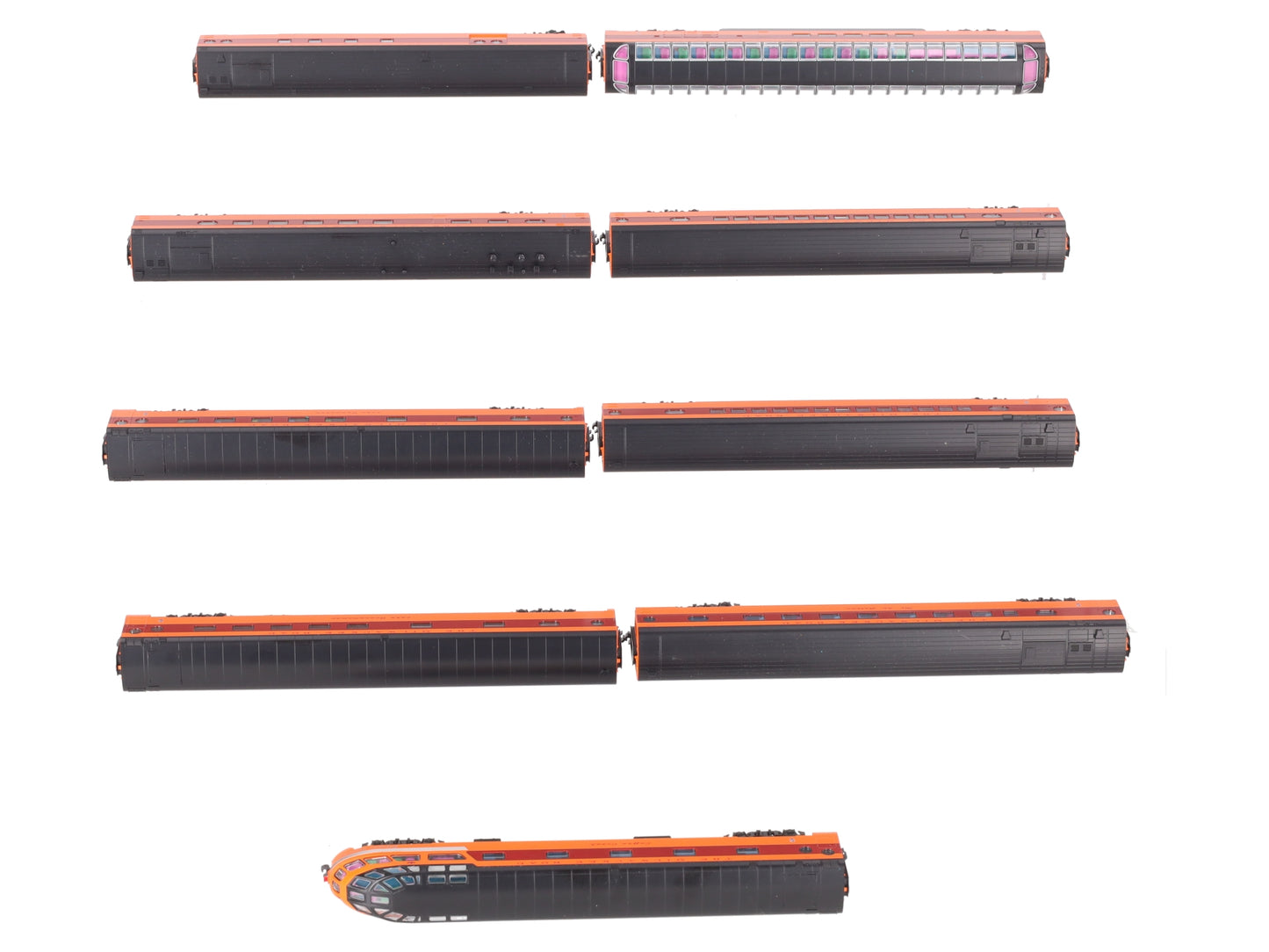 Kato 106-082 N Custom MILW Road Olympian Hiawatha Passenger Car Set (Set of 9)/Box