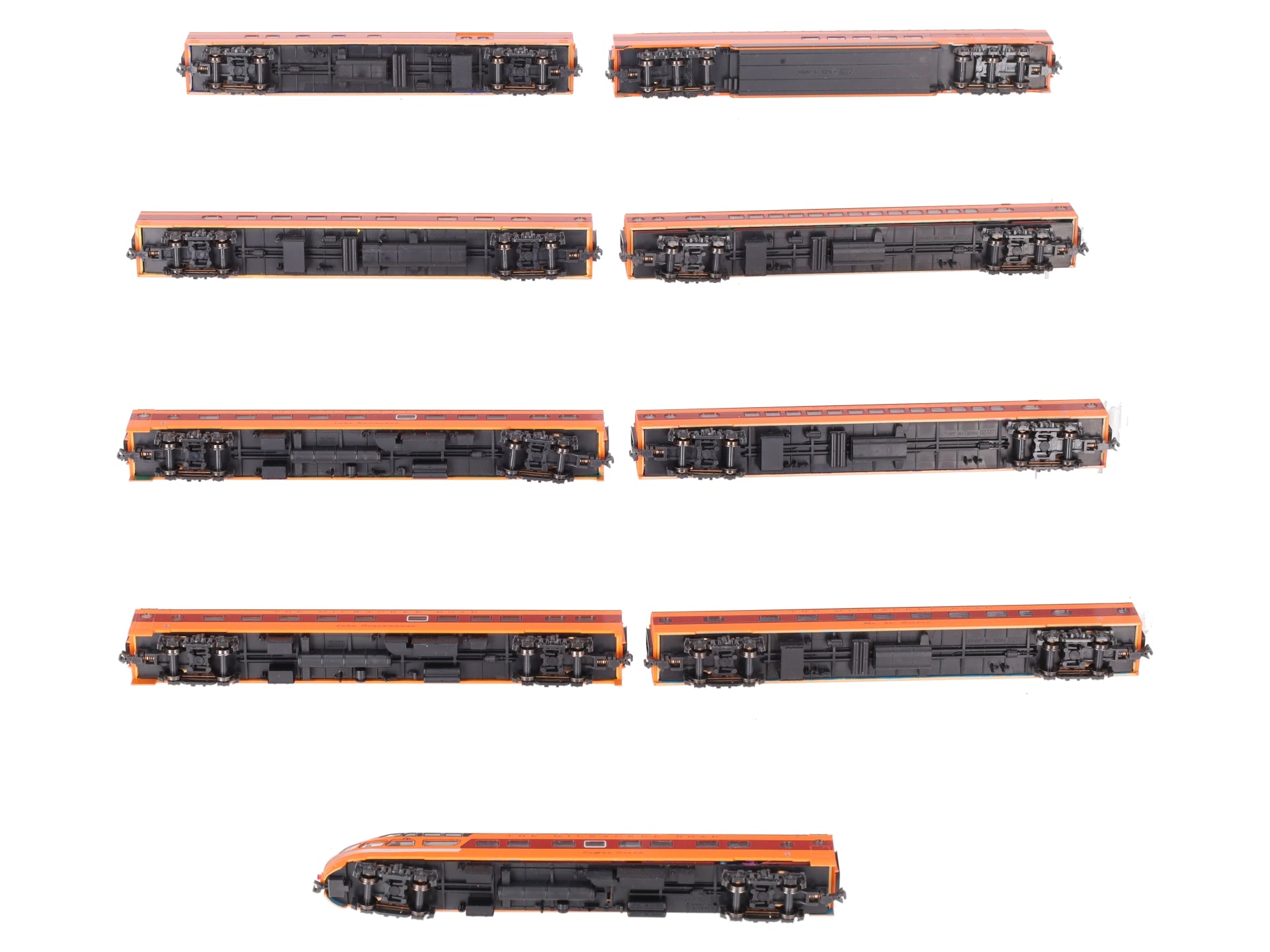 Kato 106-082 N Custom MILW Road Olympian Hiawatha Passenger Car Set (Set of 9)/Box