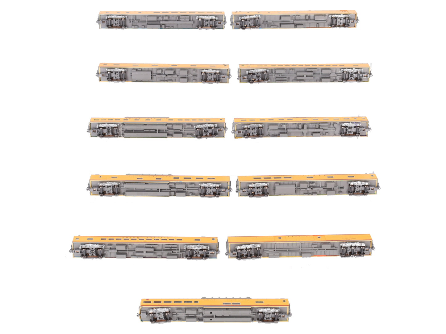 Kato 106-088 N Custom UP City of Los Angeles Passenger Car (Set of 11)/Box