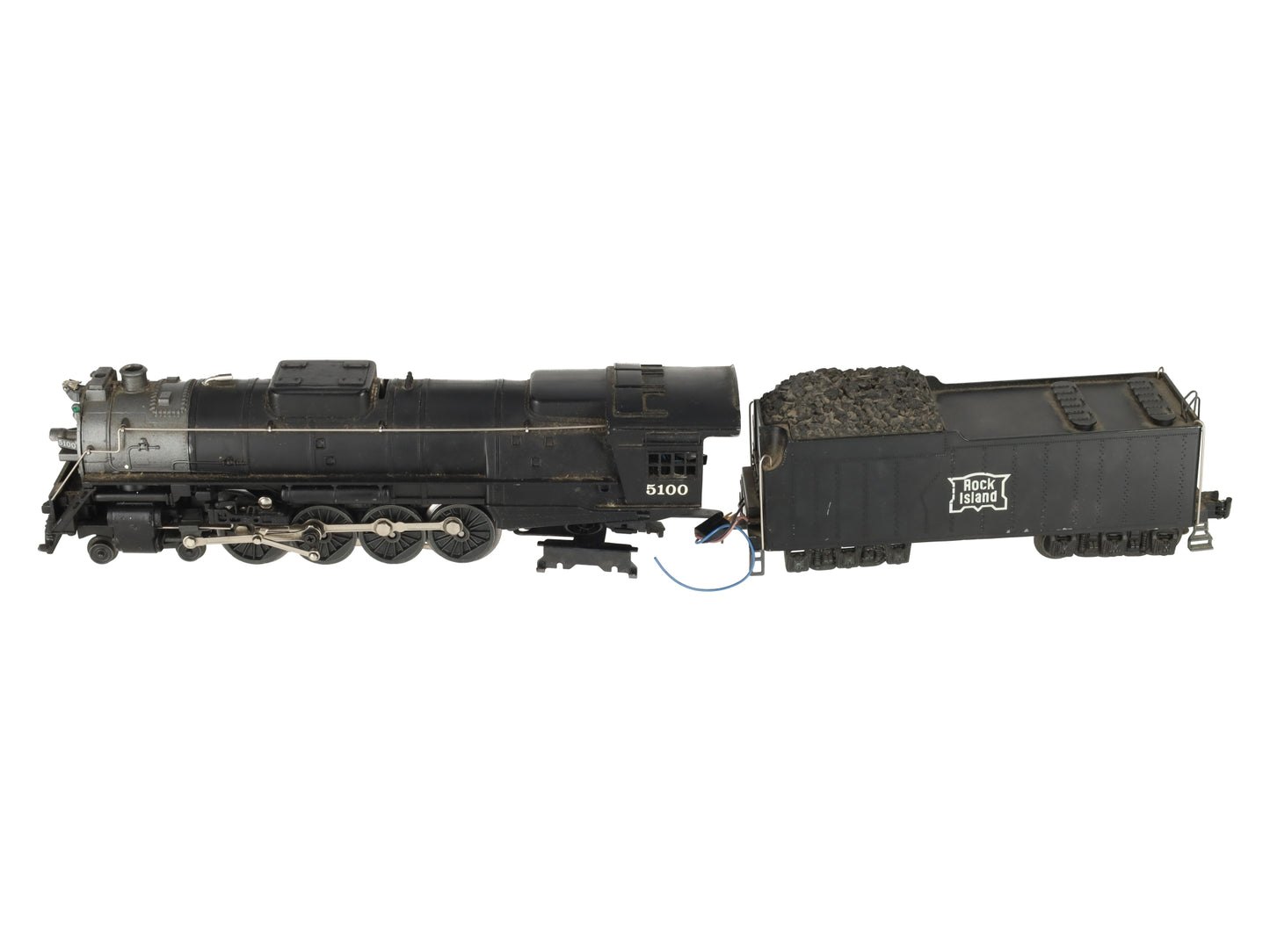 Lionel 6-18001 O Gauge Rock Island 4-8-4 Steam Locomotive & Tender #5100 VG/Box