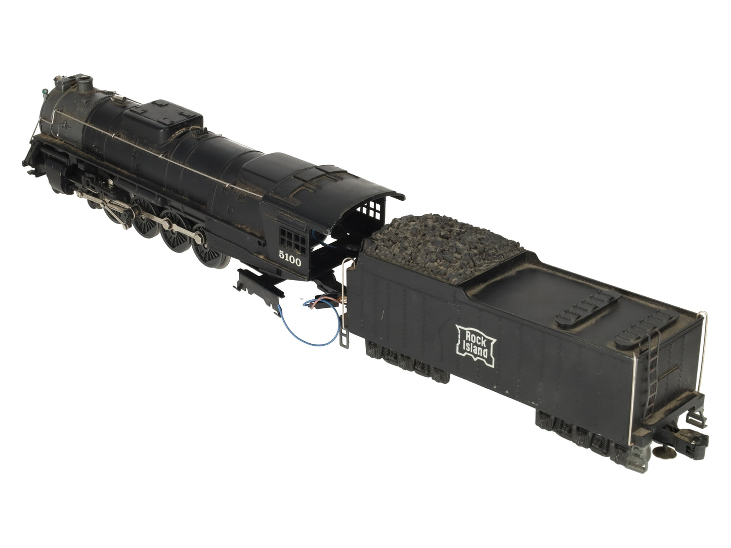 Lionel 6-18001 O Gauge Rock Island 4-8-4 Steam Locomotive & Tender #5100 VG/Box