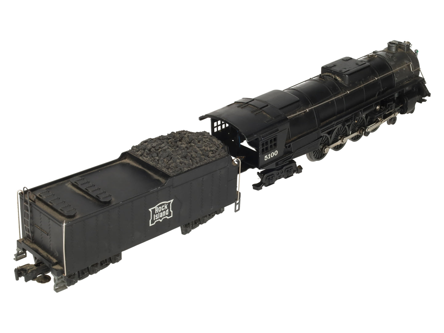 Lionel 6-18001 O Gauge Rock Island 4-8-4 Steam Locomotive & Tender #5100 VG/Box