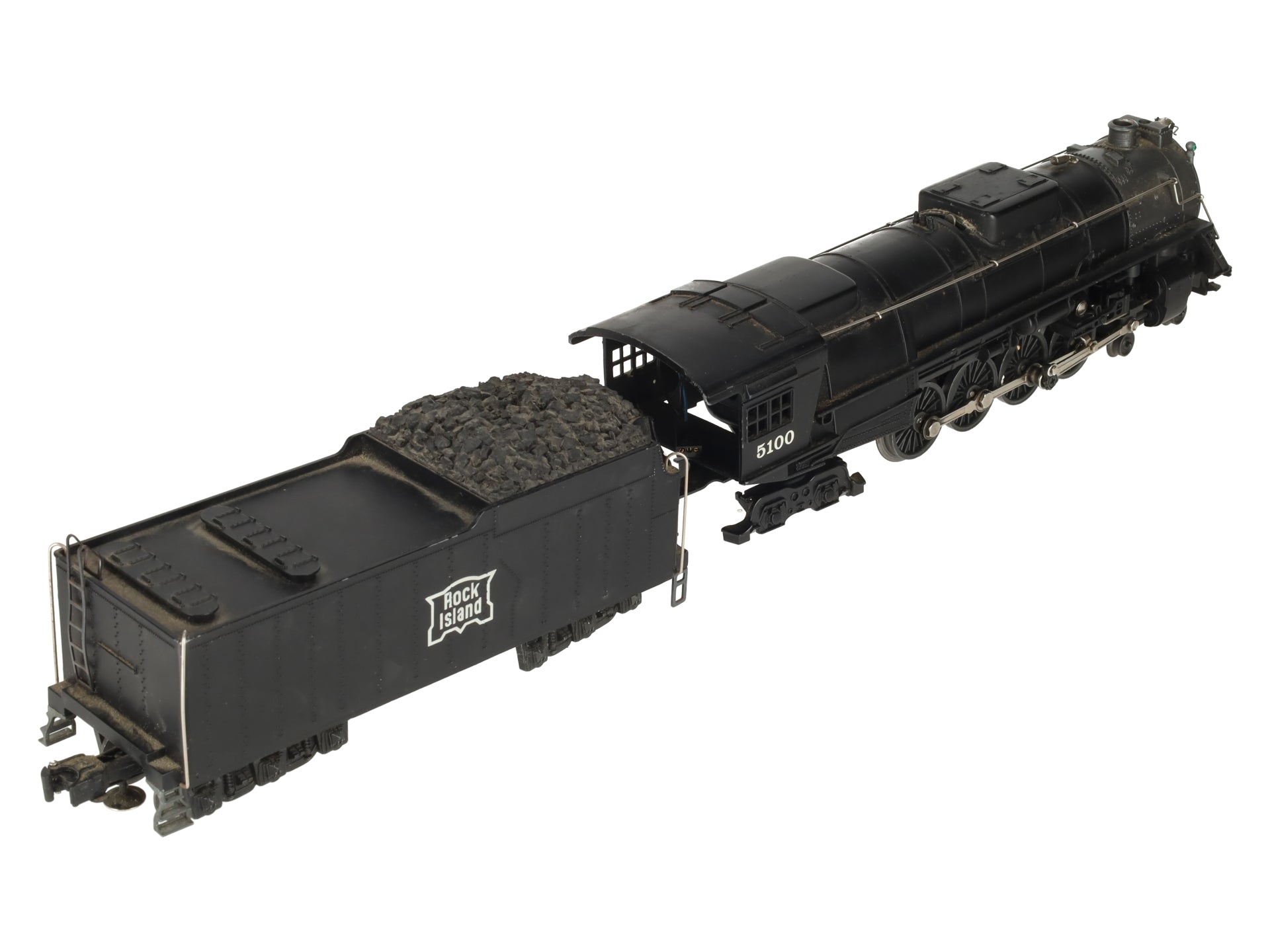 Lionel 6-18001 O Gauge Rock Island 4-8-4 Steam Locomotive & Tender #5100 VG/Box