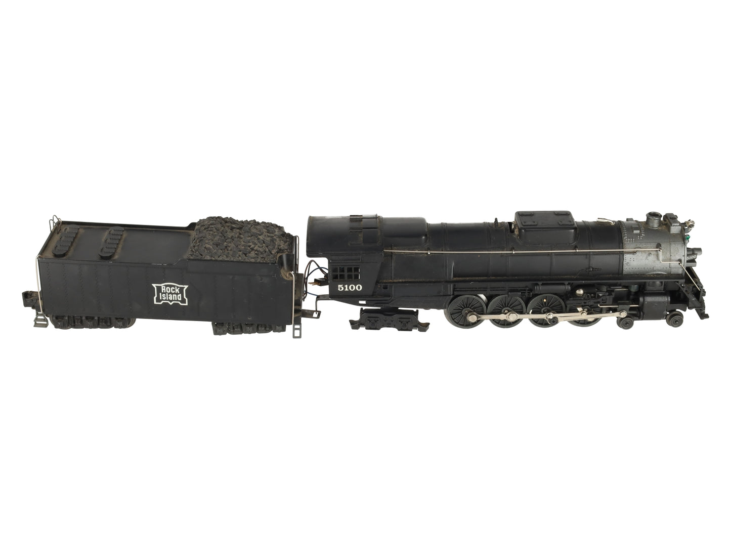 Lionel 6-18001 O Gauge Rock Island 4-8-4 Steam Locomotive & Tender #5100 VG/Box