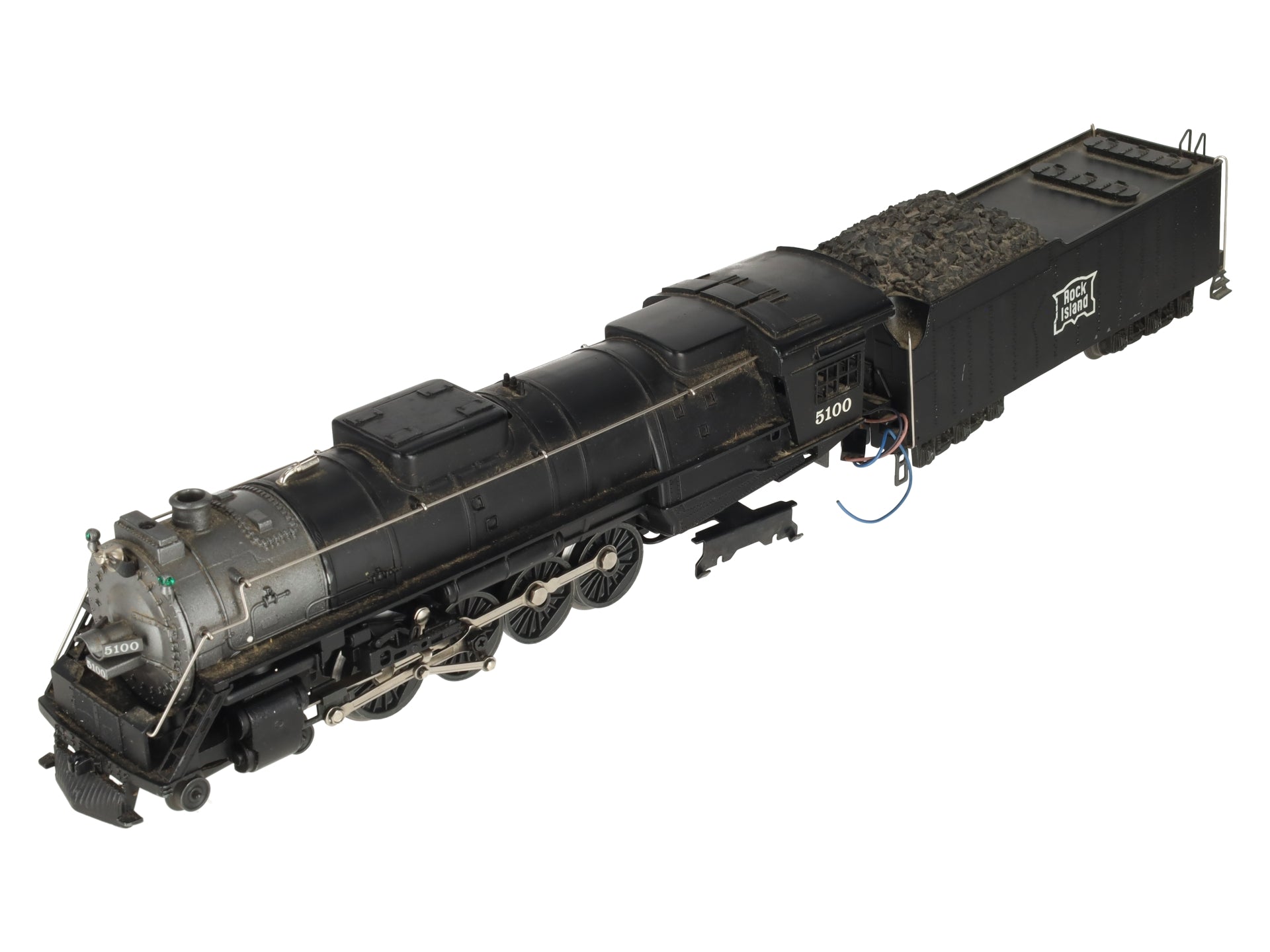 Lionel 6-18001 O Gauge Rock Island 4-8-4 Steam Locomotive & Tender #5100 VG/Box