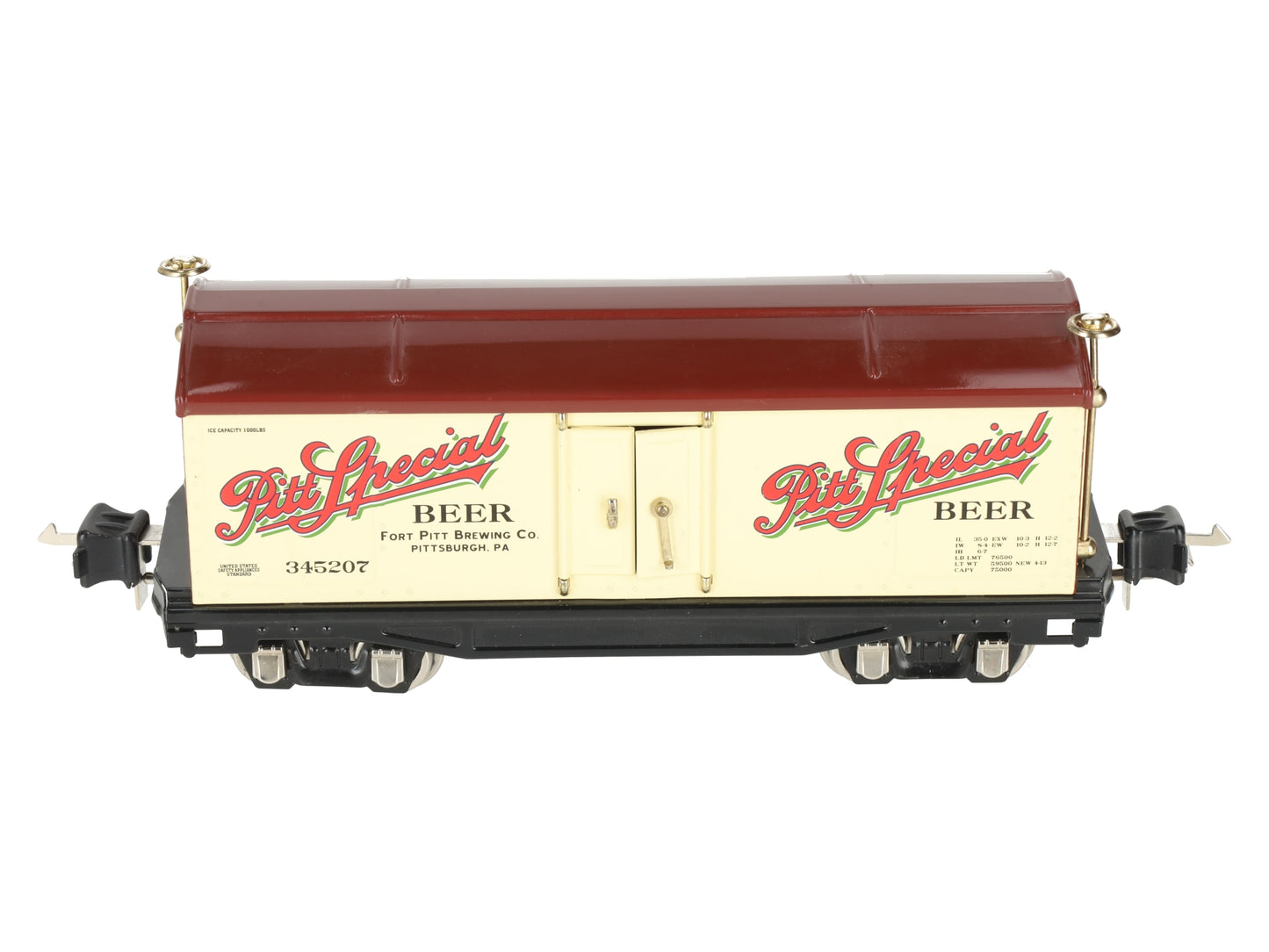 MTH 10-8054 O Fort Pitt Brewing 2800 Reefer #345207 LN