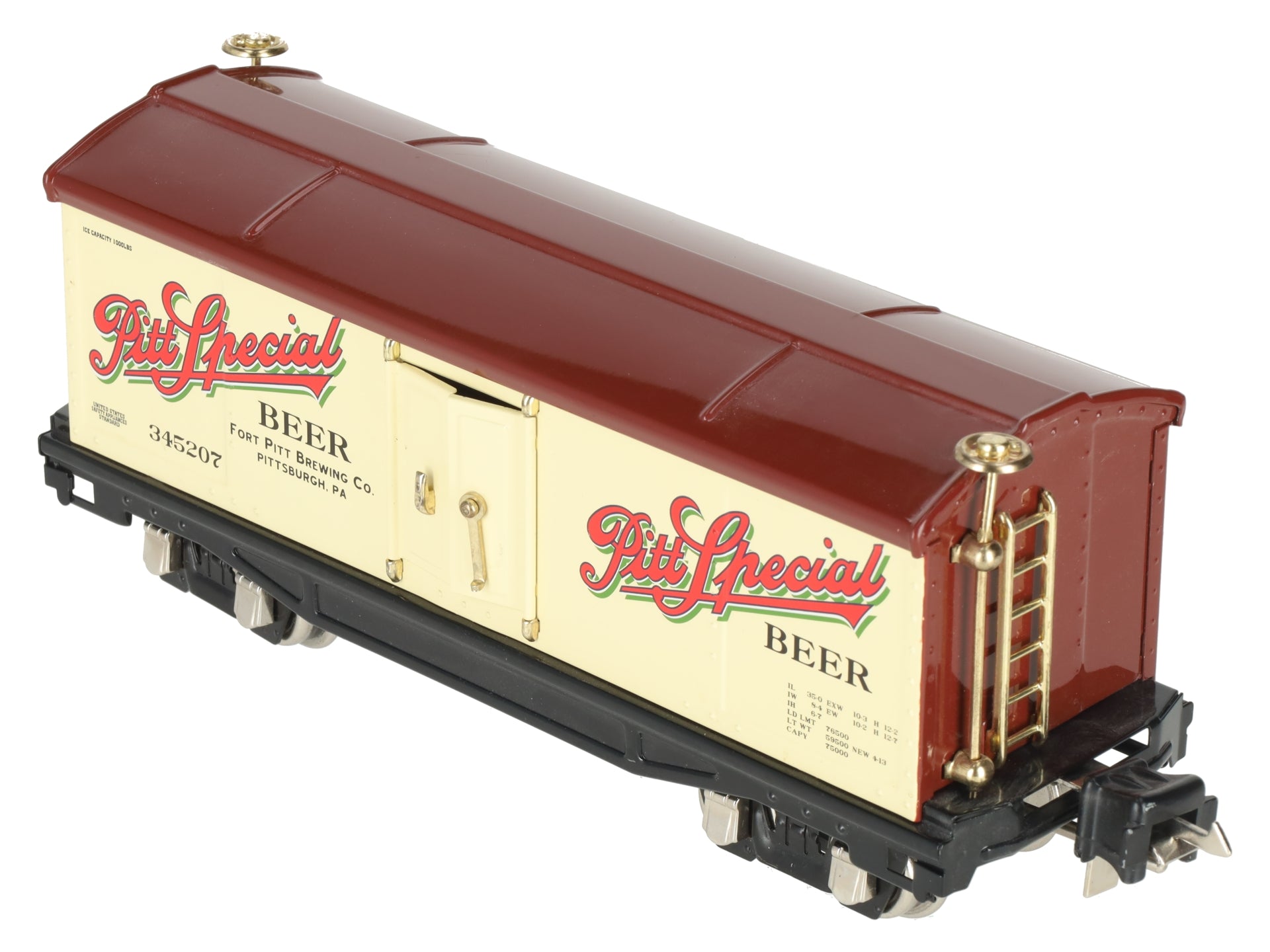 MTH 10-8054 O Fort Pitt Brewing 2800 Reefer #345207 LN