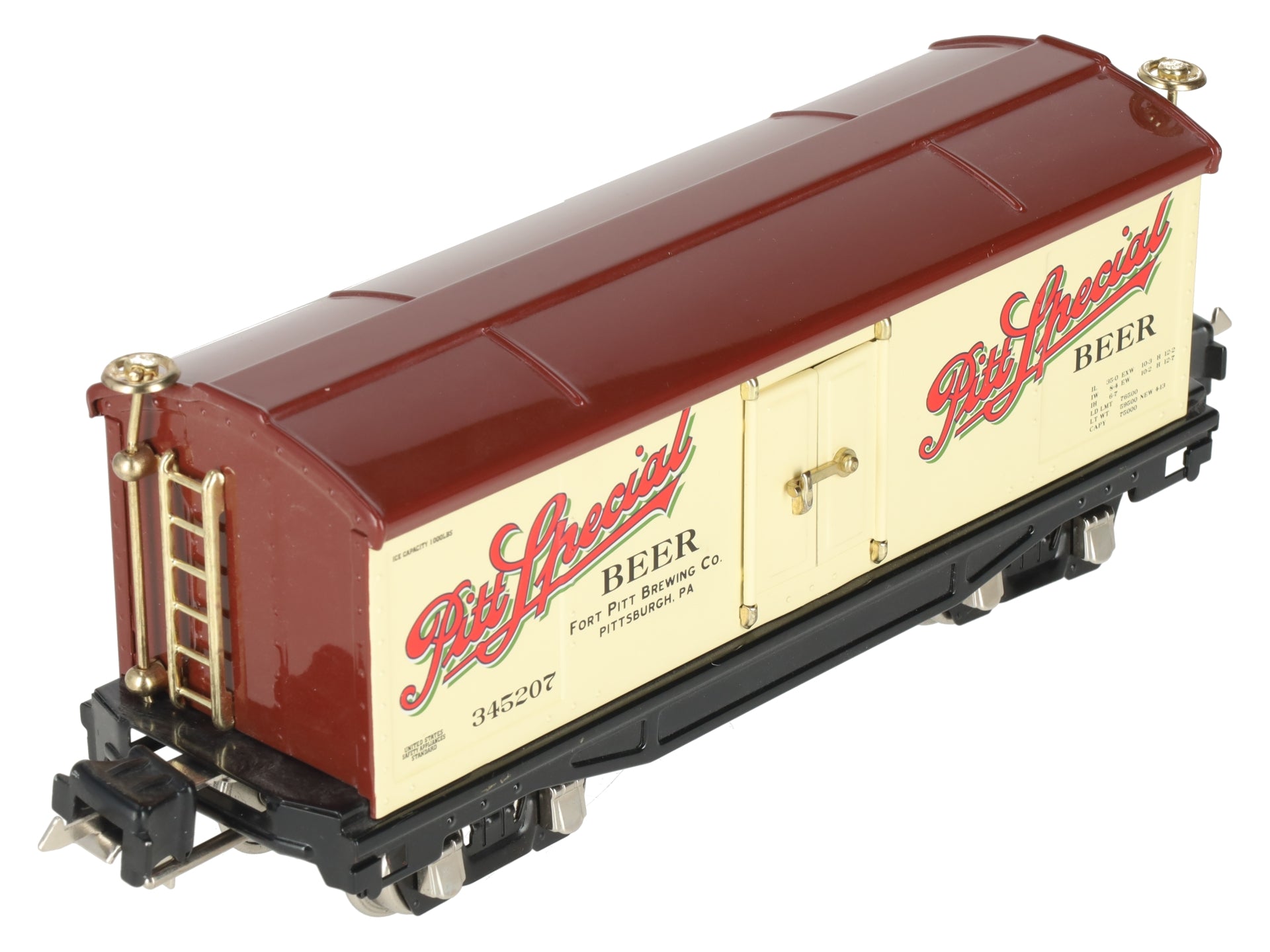 MTH 10-8054 O Fort Pitt Brewing 2800 Reefer #345207 LN