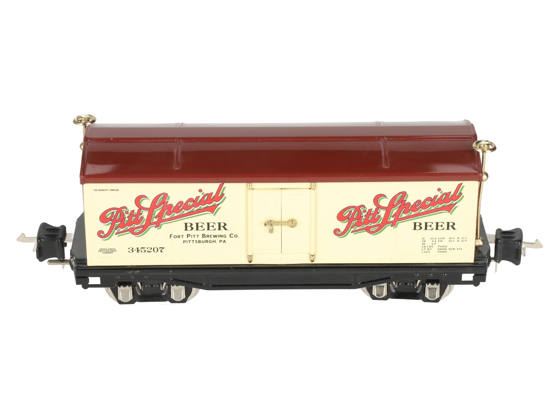 MTH 10-8054 O Fort Pitt Brewing 2800 Reefer #345207 LN