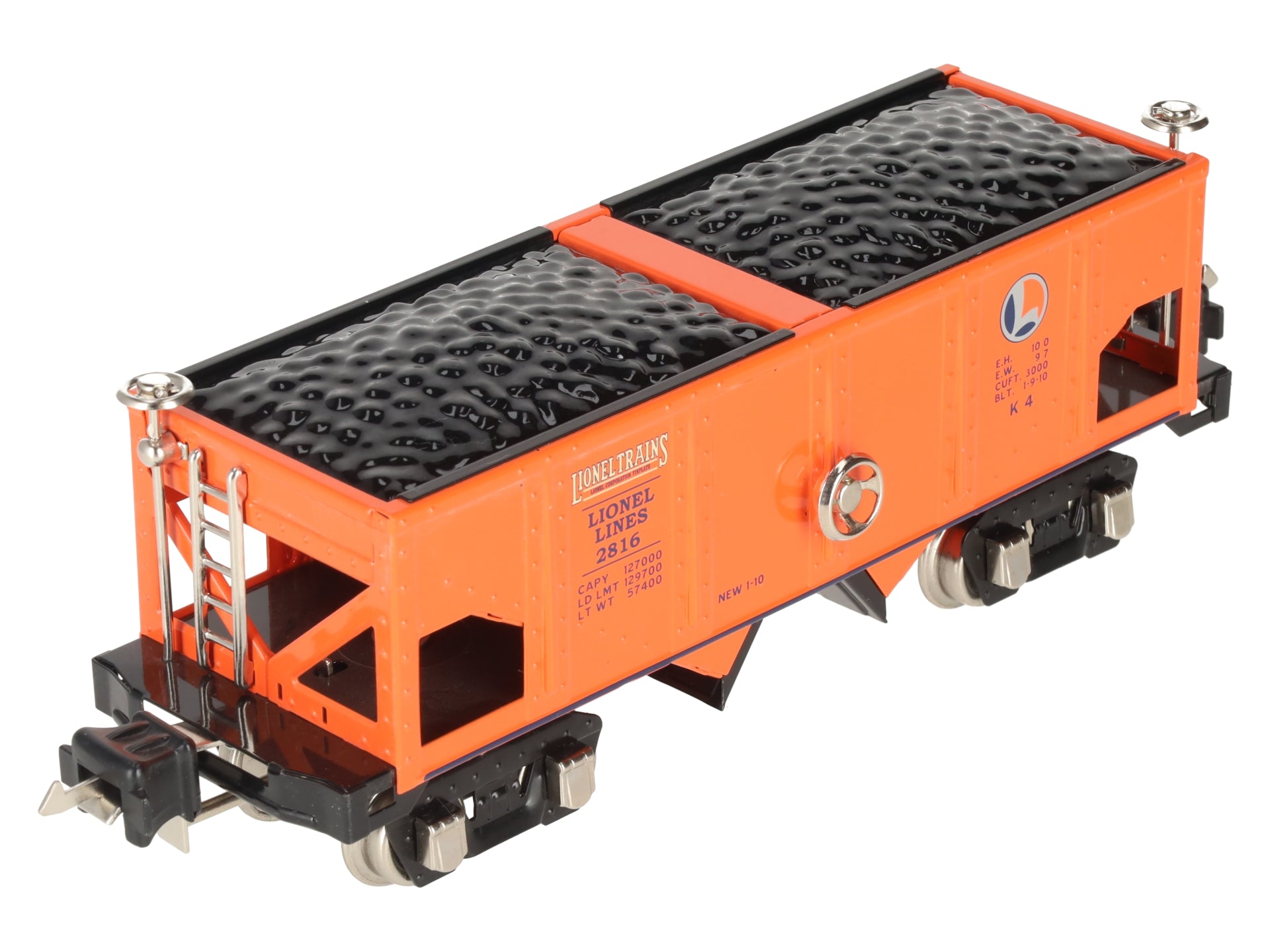 Lionel 11-70044 O Gauge Lionel Lines Orange Tinplate Hopper Car #2816