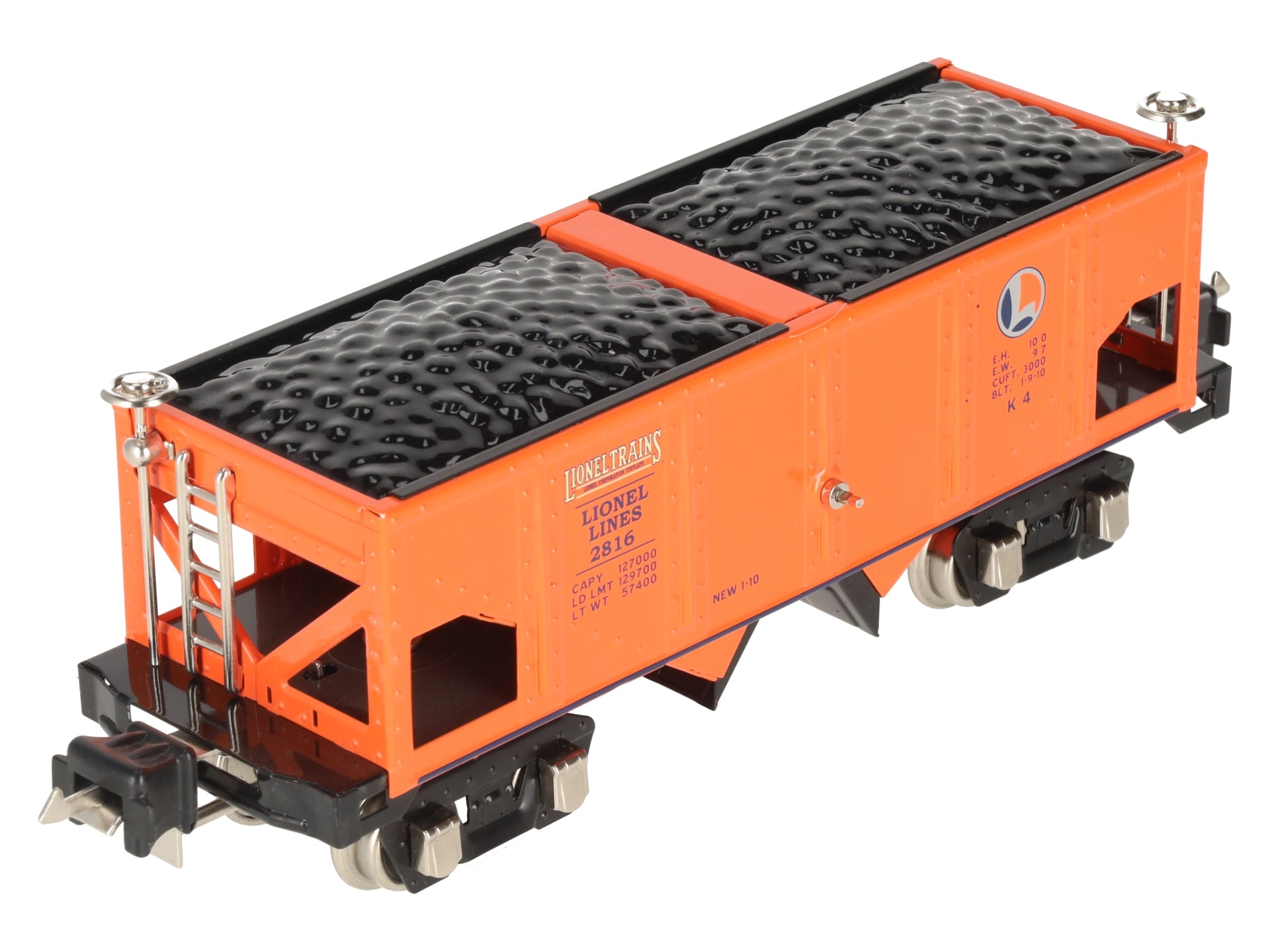 Lionel 11-70044 O Gauge Lionel Lines Orange Tinplate Hopper Car #2816
