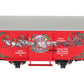 LGB 43352 G Scale Merry Christmas Sound Boxcar w/Metal Wheels LN/Box