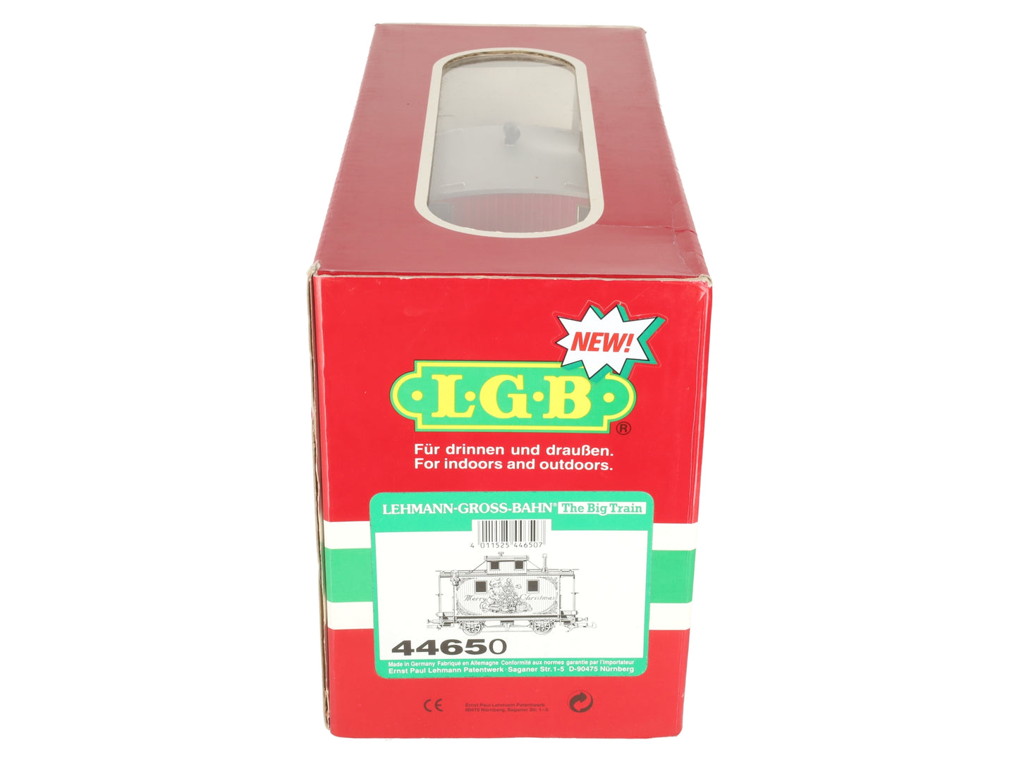 LGB 44650 Merry Christmas Caboose - Metal Wheels EX/Box