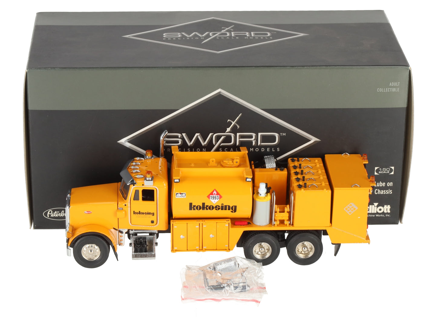 Sword Precision Scale Models SW2041-KO 1:50 Elliott Fuel & Lube w/Peterbilt 357 LN/Box