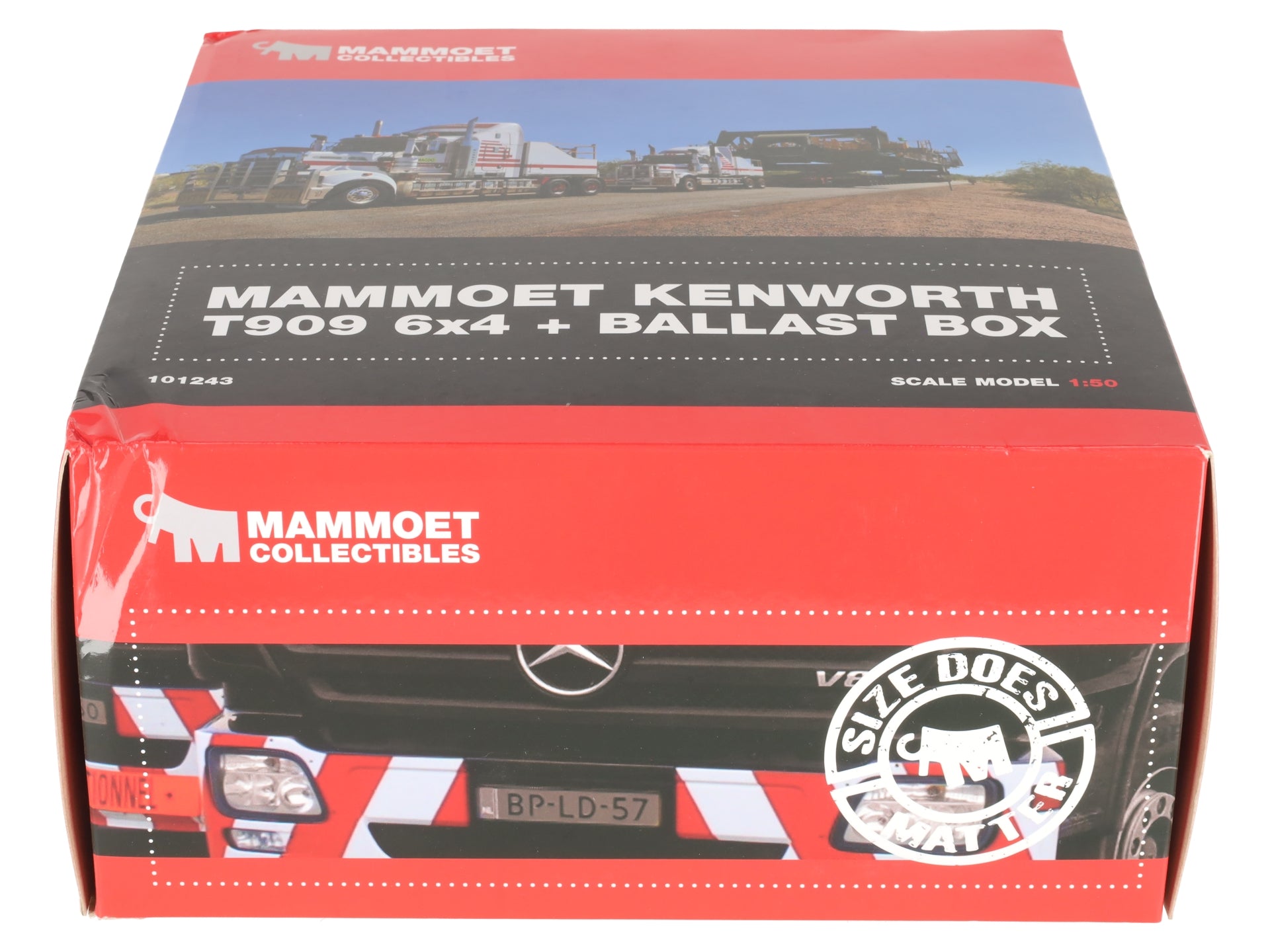 Drake 410273 1:50 Scale Diecast Mammoet T909 6x4 w/ Ballast Box LN/Box