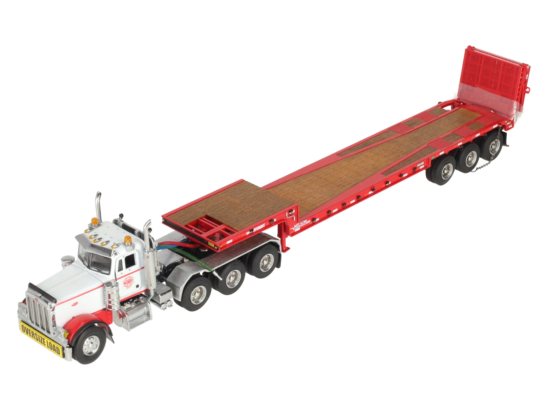 Sword Models SW2027-WEN 1:50 Wendt Peterbilt 379 Tractor w/Nelson Ramp Trailer LN/Box