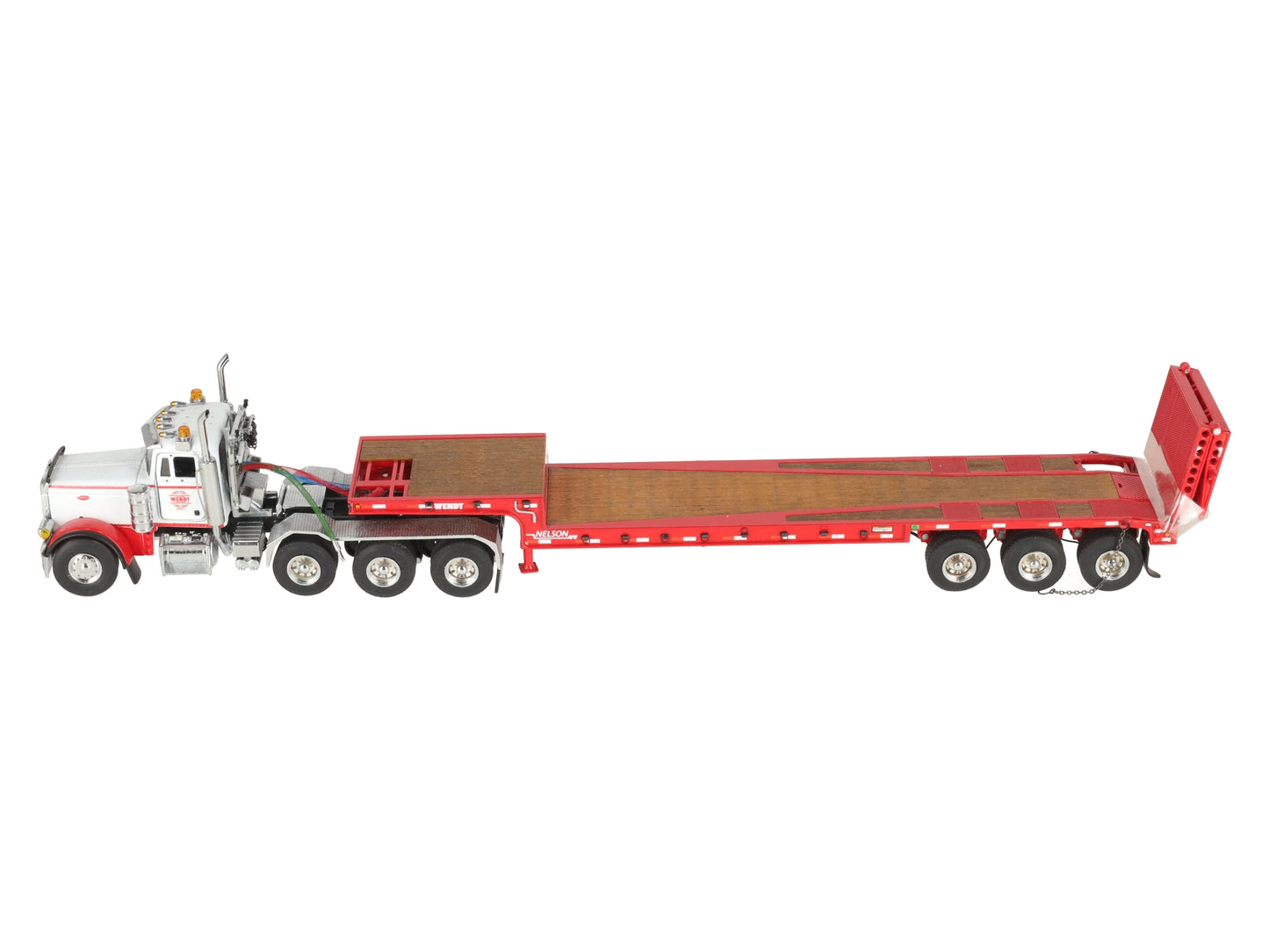 Sword Models SW2027-WEN 1:50 Wendt Peterbilt 379 Tractor w/Nelson Ramp Trailer LN/Box