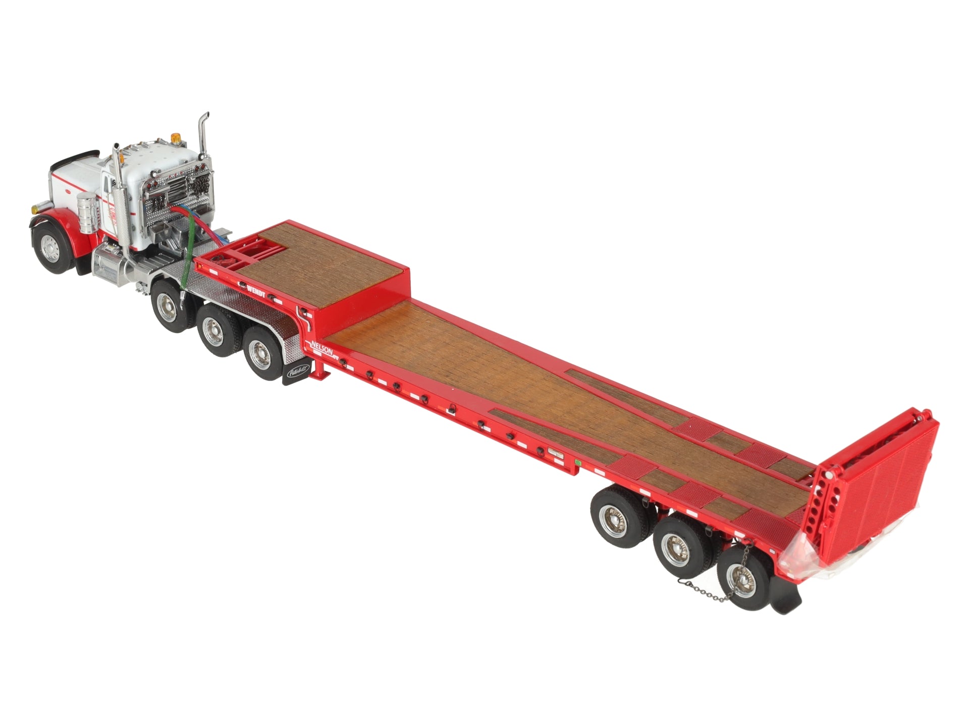 Sword Models SW2027-WEN 1:50 Wendt Peterbilt 379 Tractor w/Nelson Ramp Trailer LN/Box