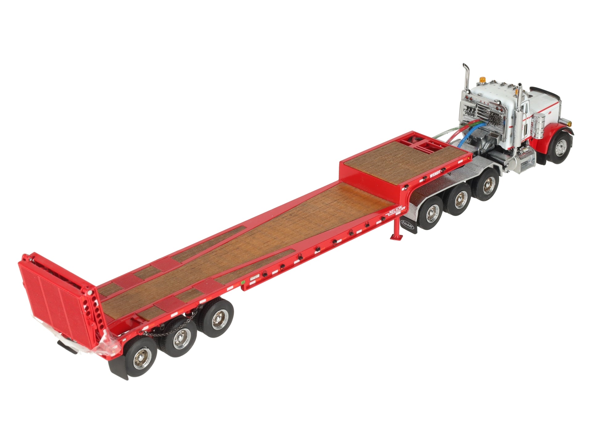 Sword Models SW2027-WEN 1:50 Wendt Peterbilt 379 Tractor w/Nelson Ramp Trailer LN/Box