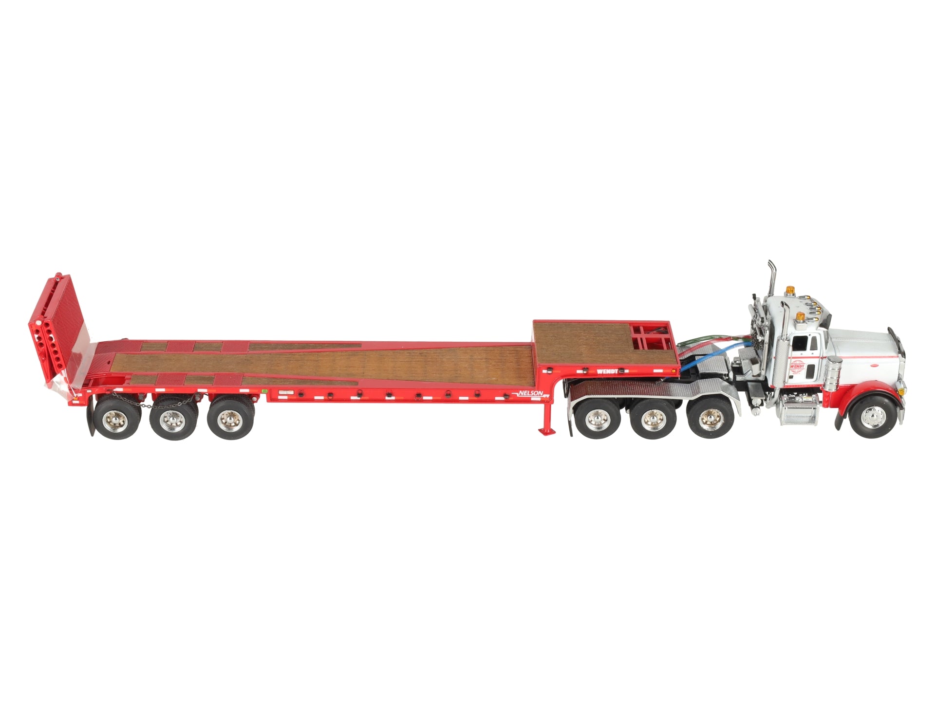 Sword Models SW2027-WEN 1:50 Wendt Peterbilt 379 Tractor w/Nelson Ramp Trailer LN/Box