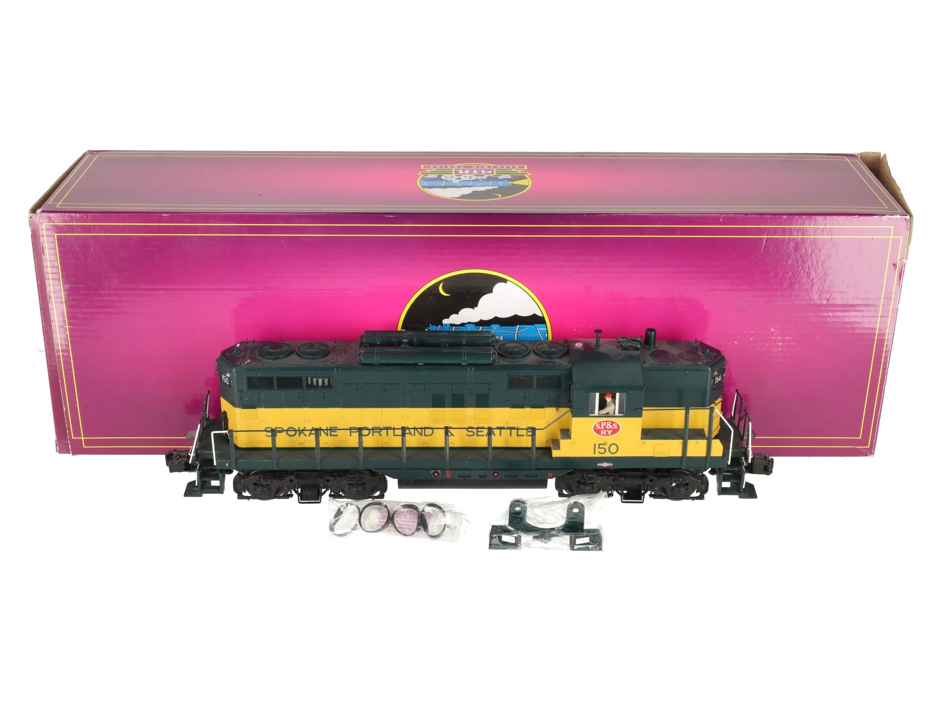 MTH 20-21546-1 O Gauge SP&S GP-9 Diesel Locomotive #150 w/ PS 3.0 VG/Box