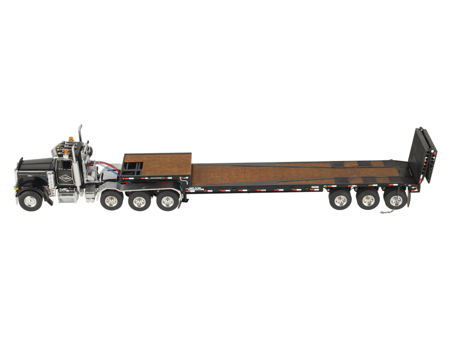 Sword Models SW2027-SWO 1:50 Sword Peterbilt 379 Tractor w/Nelson Ramp Trailer LN/Box