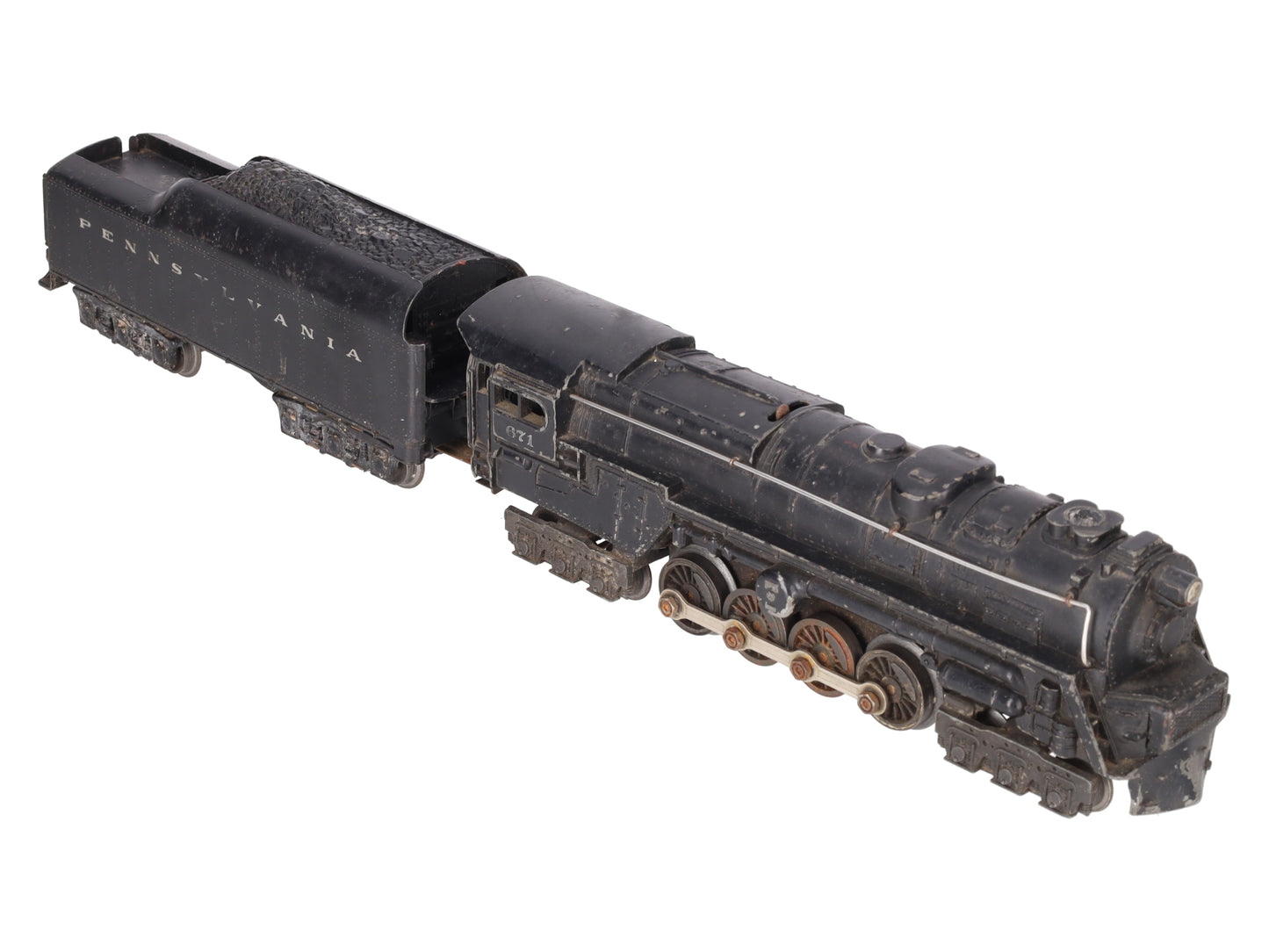 Lionel 671 Vintage O 6-8-6 Diecast Steam Turbine Locomotive with 2671W Tender VG