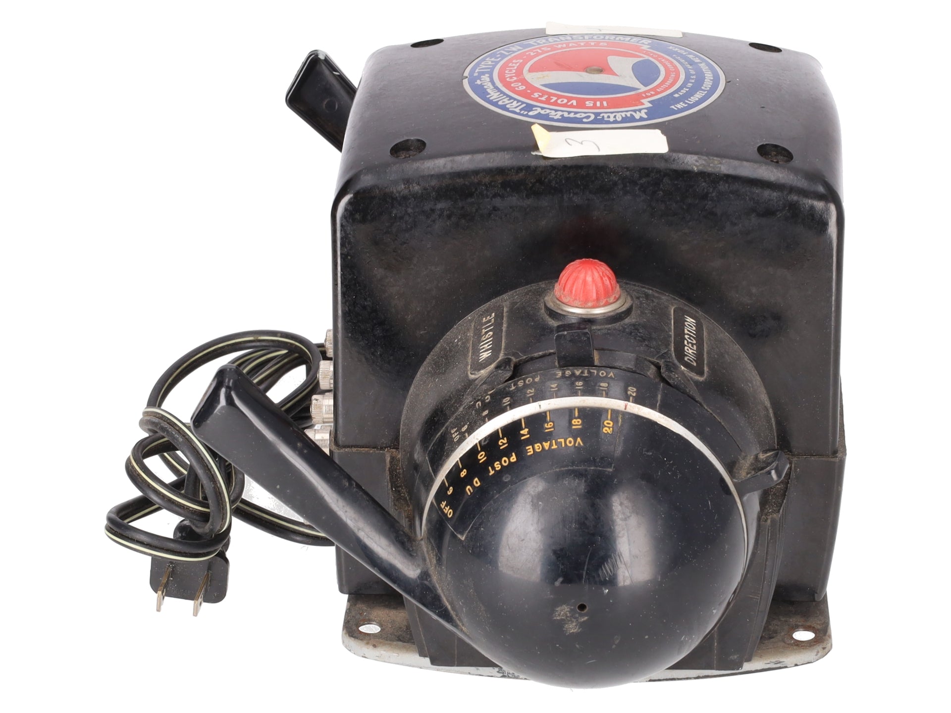 Lionel ZW Vintage O Gauge Trainmaster 275 Watt Transformer with Whistle VG