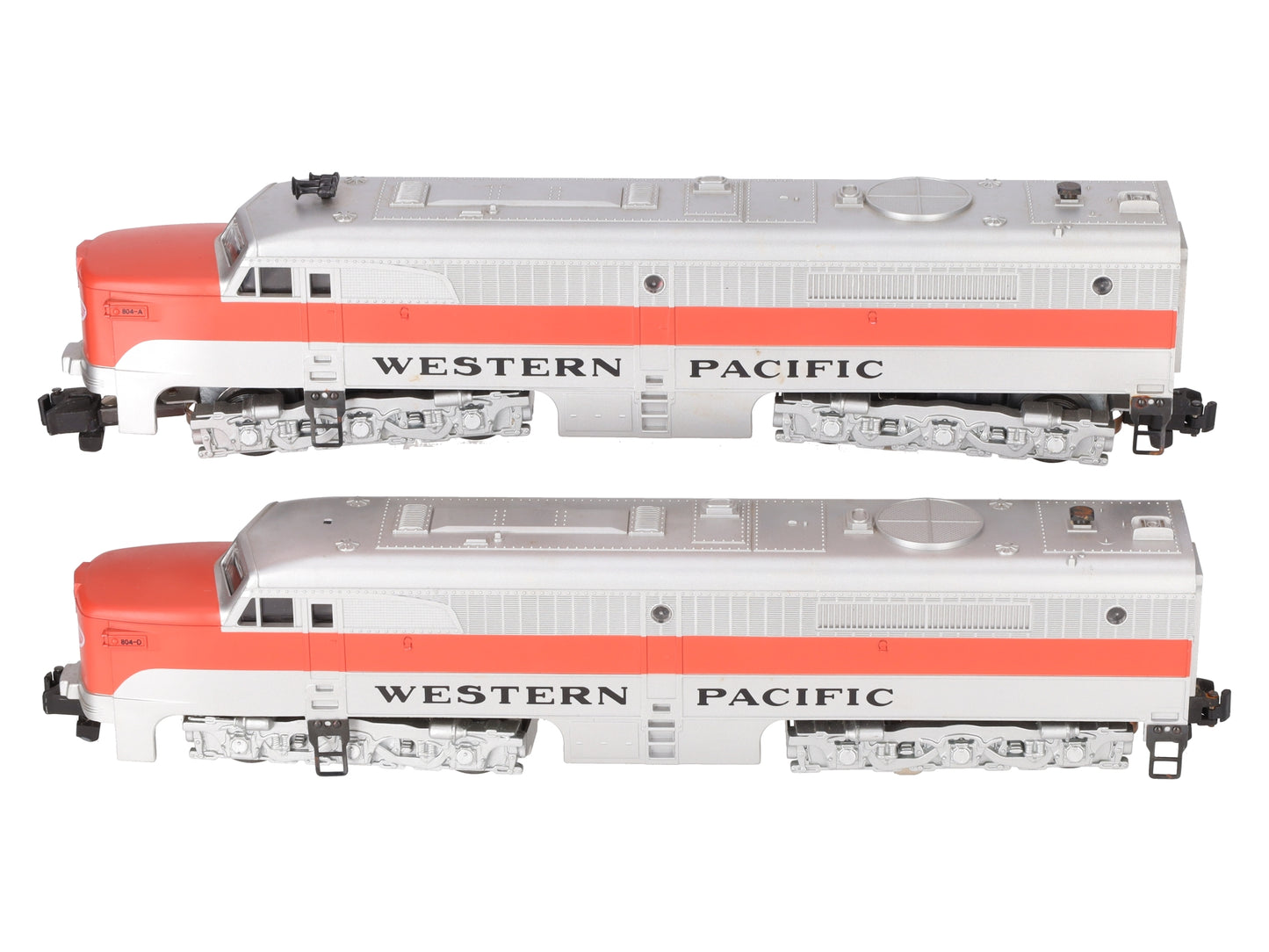 American Flyer 6-48120 S Scale Western Pacific Alco PA AA Diesel Locomotive Set VG