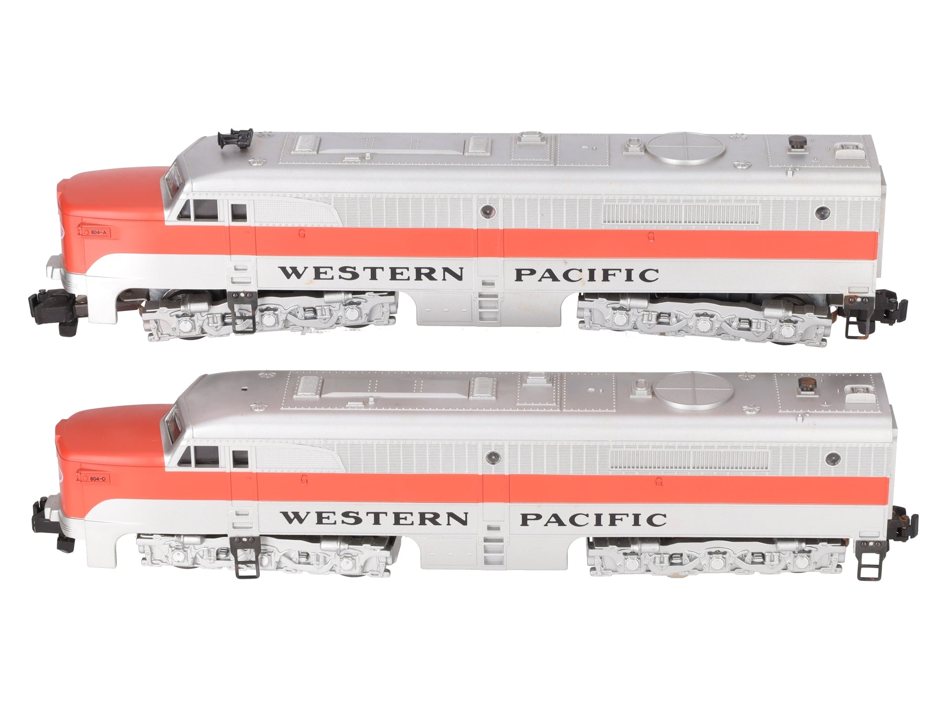 American Flyer 6-48120 S Scale Western Pacific Alco PA AA Diesel Locomotive Set VG