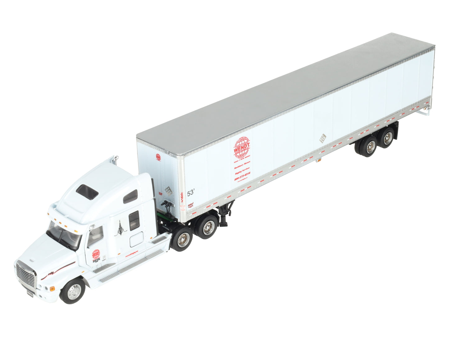 Sword Models SW2068 1:50 Freightliner Century Tractor w/ Wabash 53' Box Trailer VG/Box