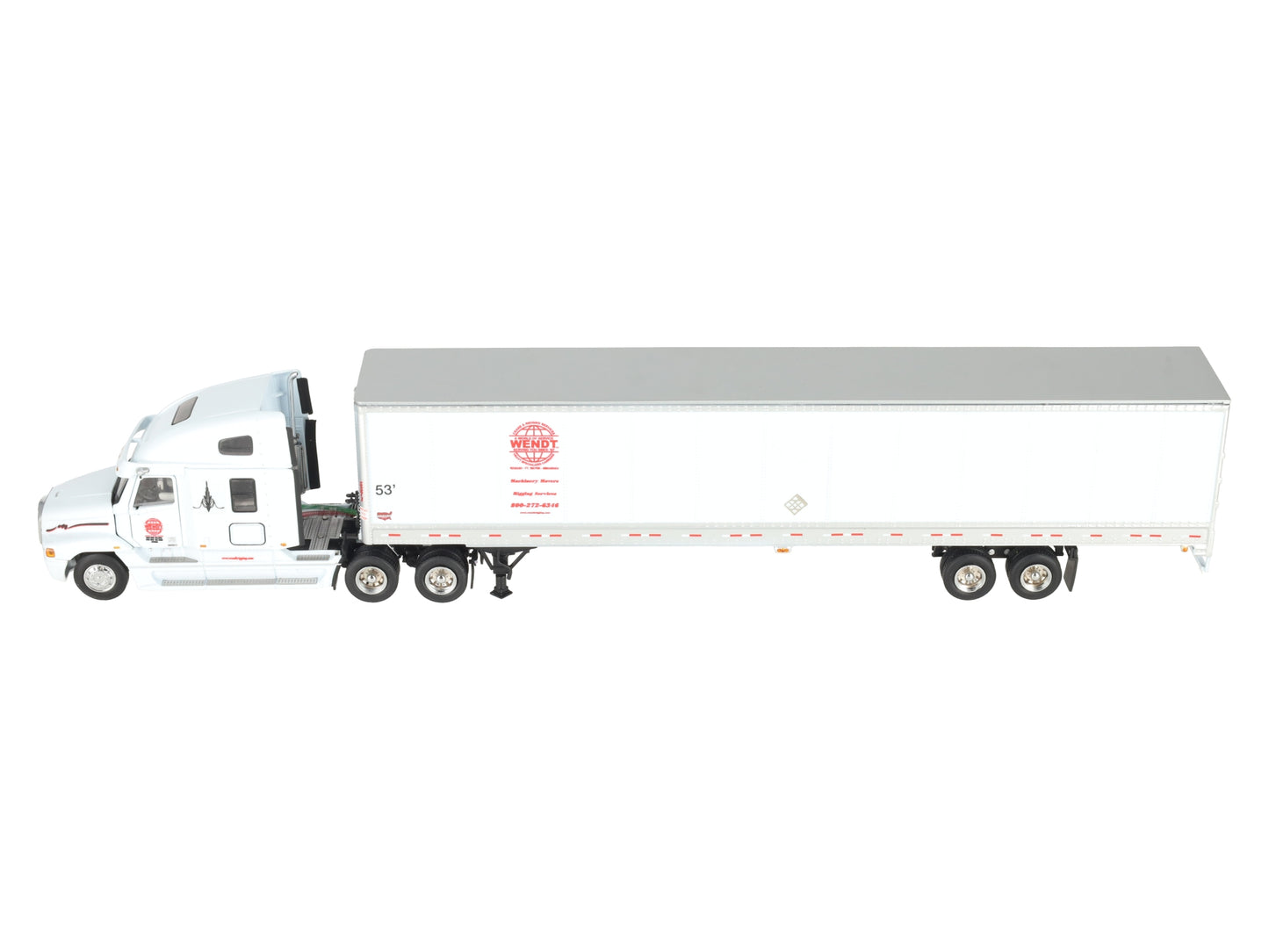 Sword Models SW2068 1:50 Freightliner Century Tractor w/ Wabash 53' Box Trailer VG/Box