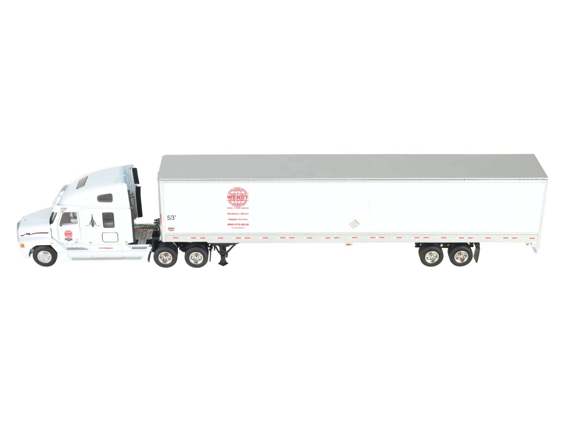 Sword Models SW2068 1:50 Freightliner Century Tractor w/ Wabash 53' Box Trailer VG/Box