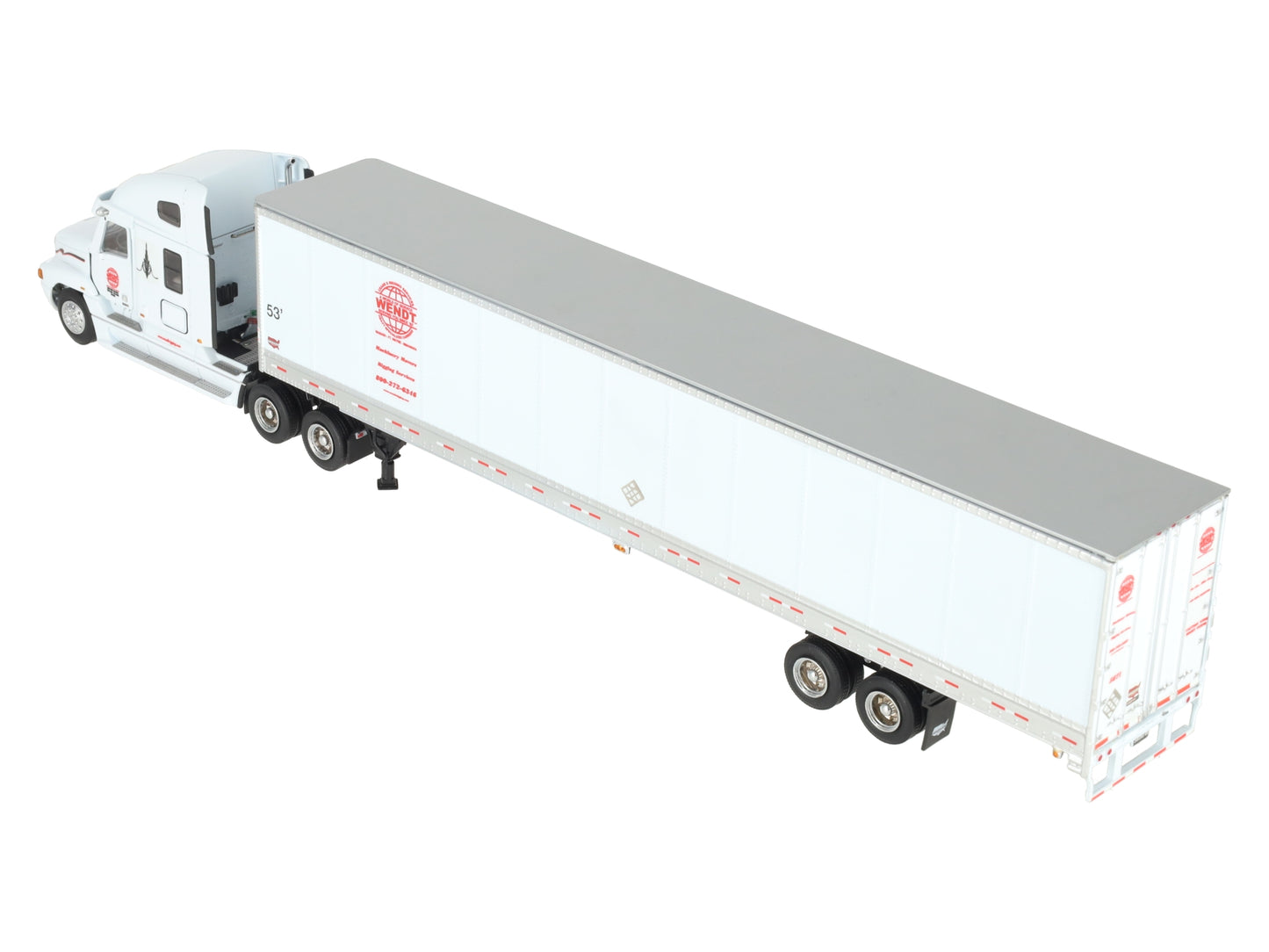 Sword Models SW2068 1:50 Freightliner Century Tractor w/ Wabash 53' Box Trailer VG/Box