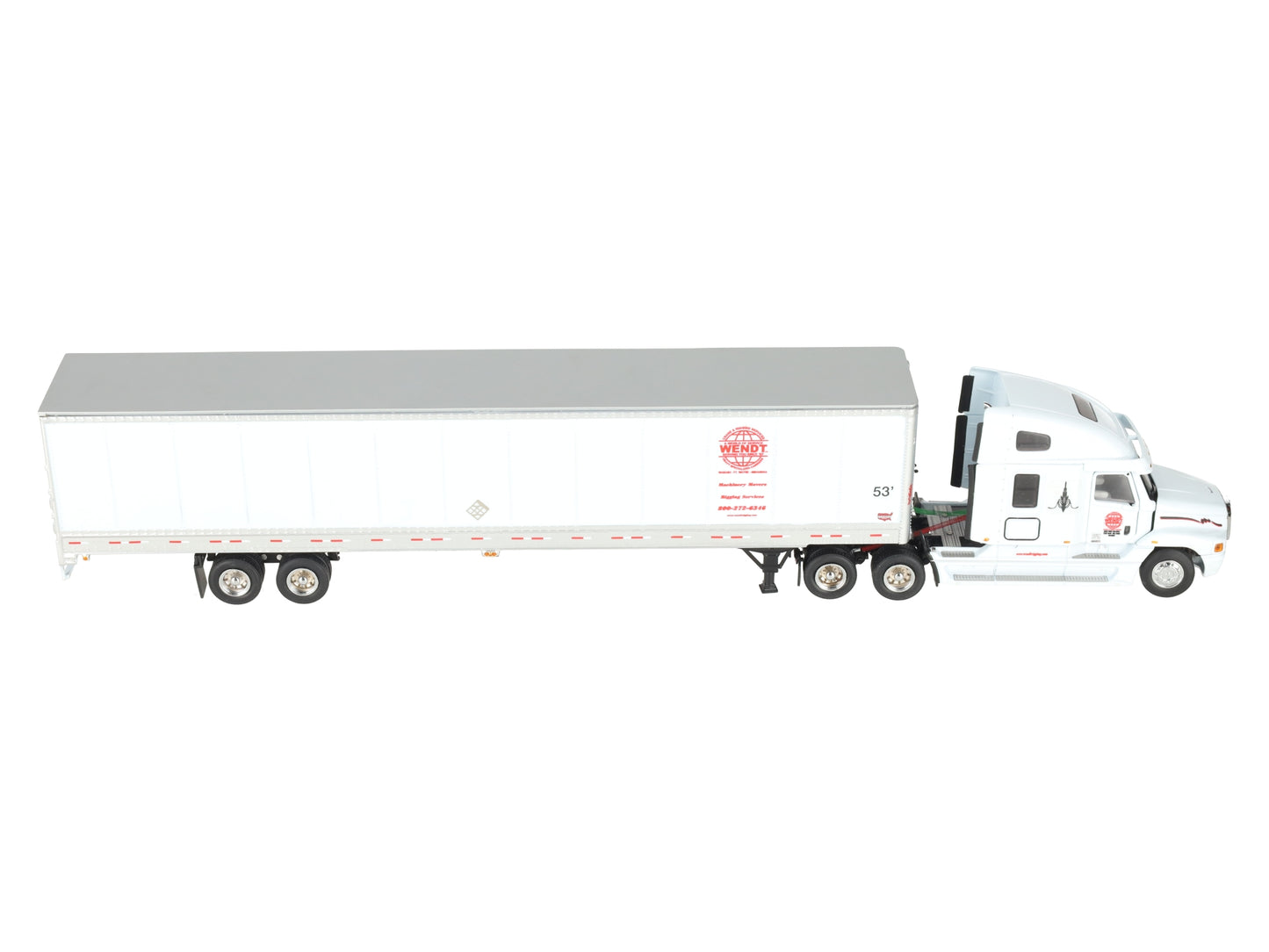 Sword Models SW2068 1:50 Freightliner Century Tractor w/ Wabash 53' Box Trailer VG/Box