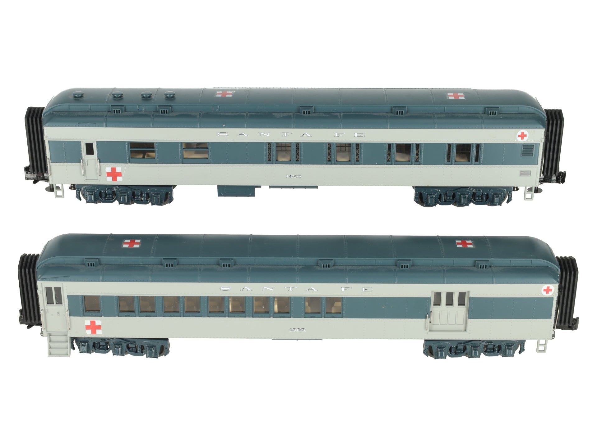 MTH O Gauge Custom ATSF Passenger Cars [2]