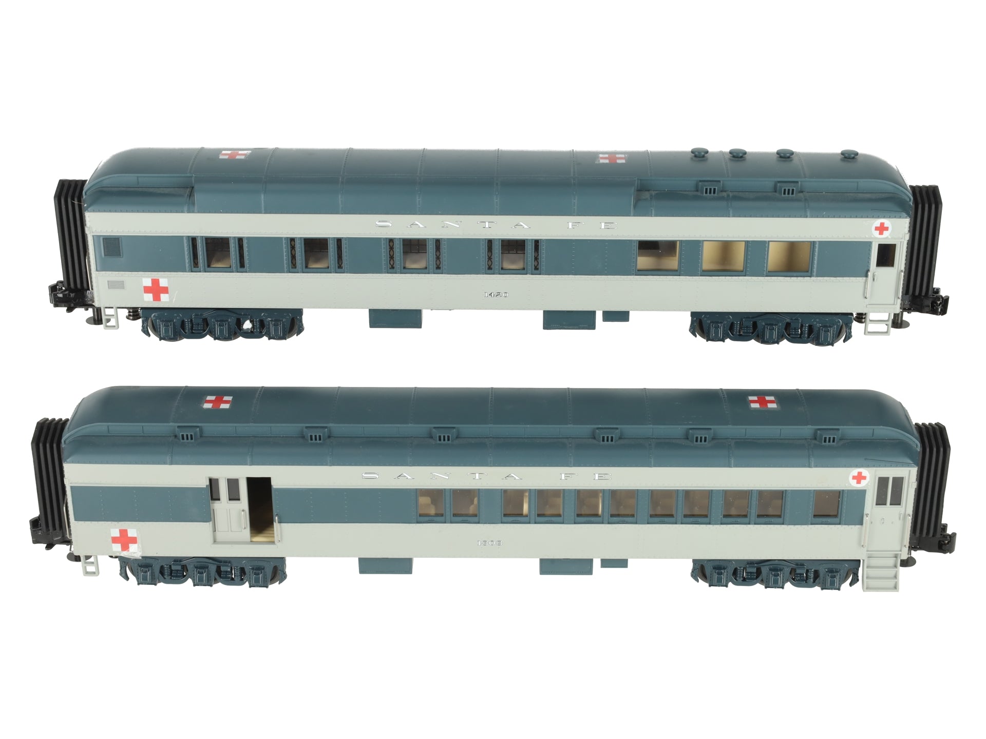 MTH O Gauge Custom ATSF Passenger Cars [2]